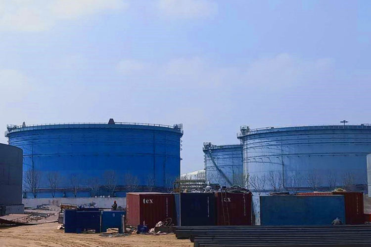 重庆打通10立方米双层油罐工程